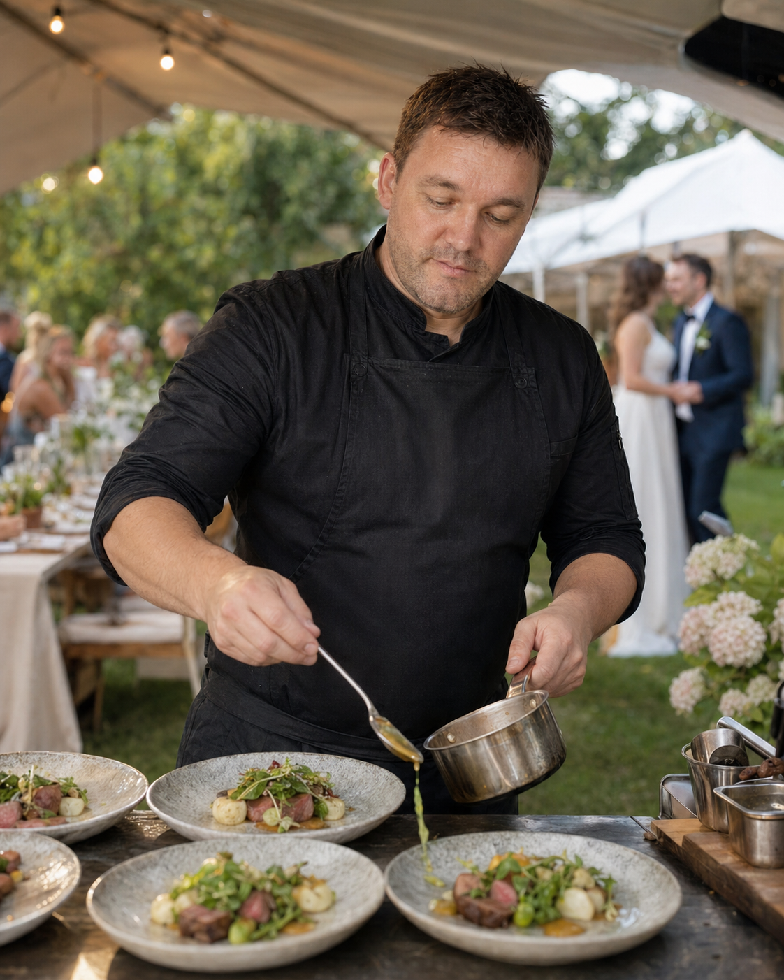 Servering til bryllup og selskab